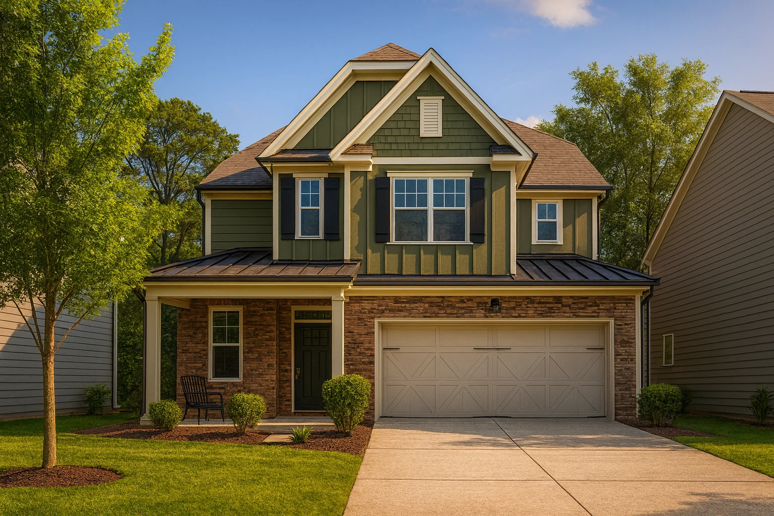 11-1210 HOUSE PLAN – 4-Bed, 2.5-Bath, 2245 SF Craftsman House Plan