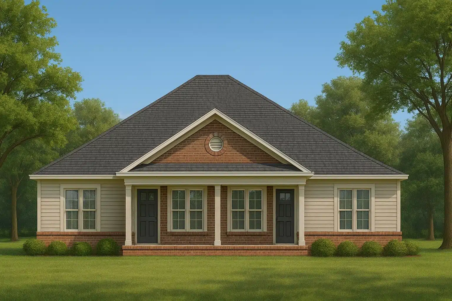 15-1784B DUPLEX PLAN - Modern Duplex
