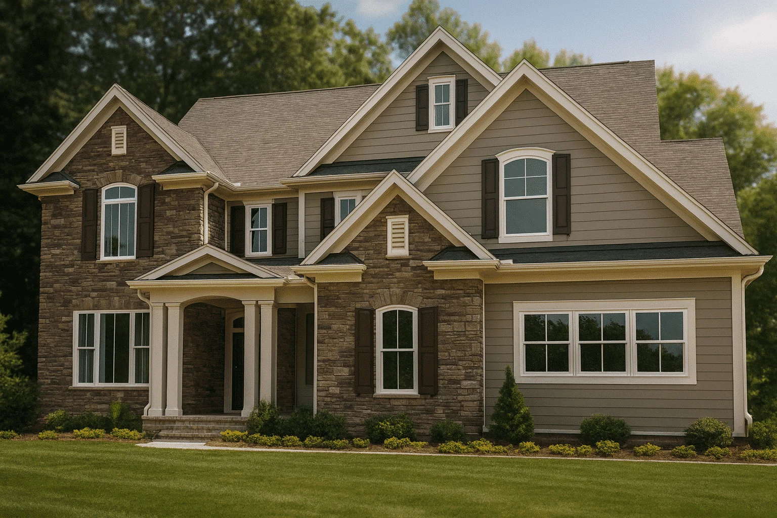 2-story Craftsman plan with 2,526 heated sq. ft.