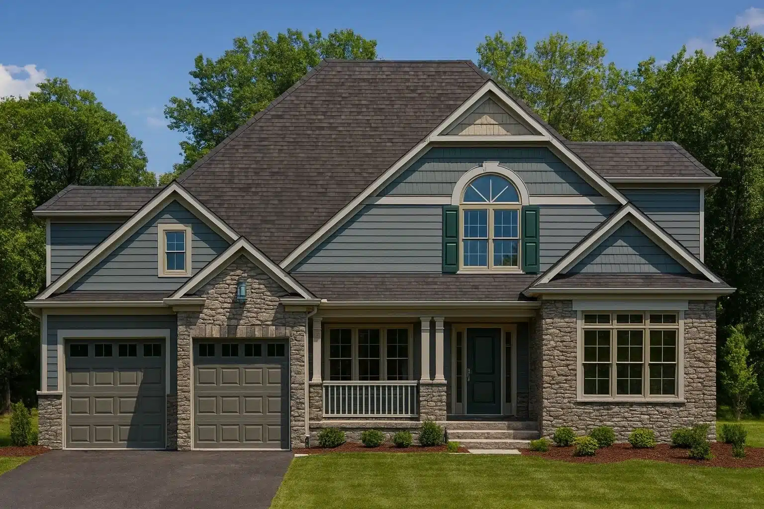 2-story house plan featuring 2,408 heated sq. ft.