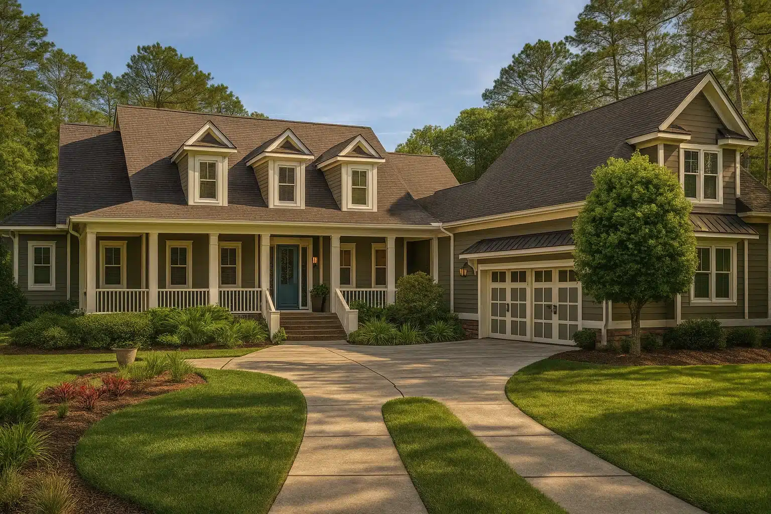 2-story house plan featuring 3 bedrooms, 4.5 baths
