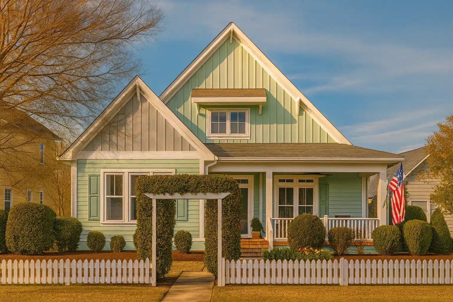 2,057 sq. ft. 2-story cottage-style home