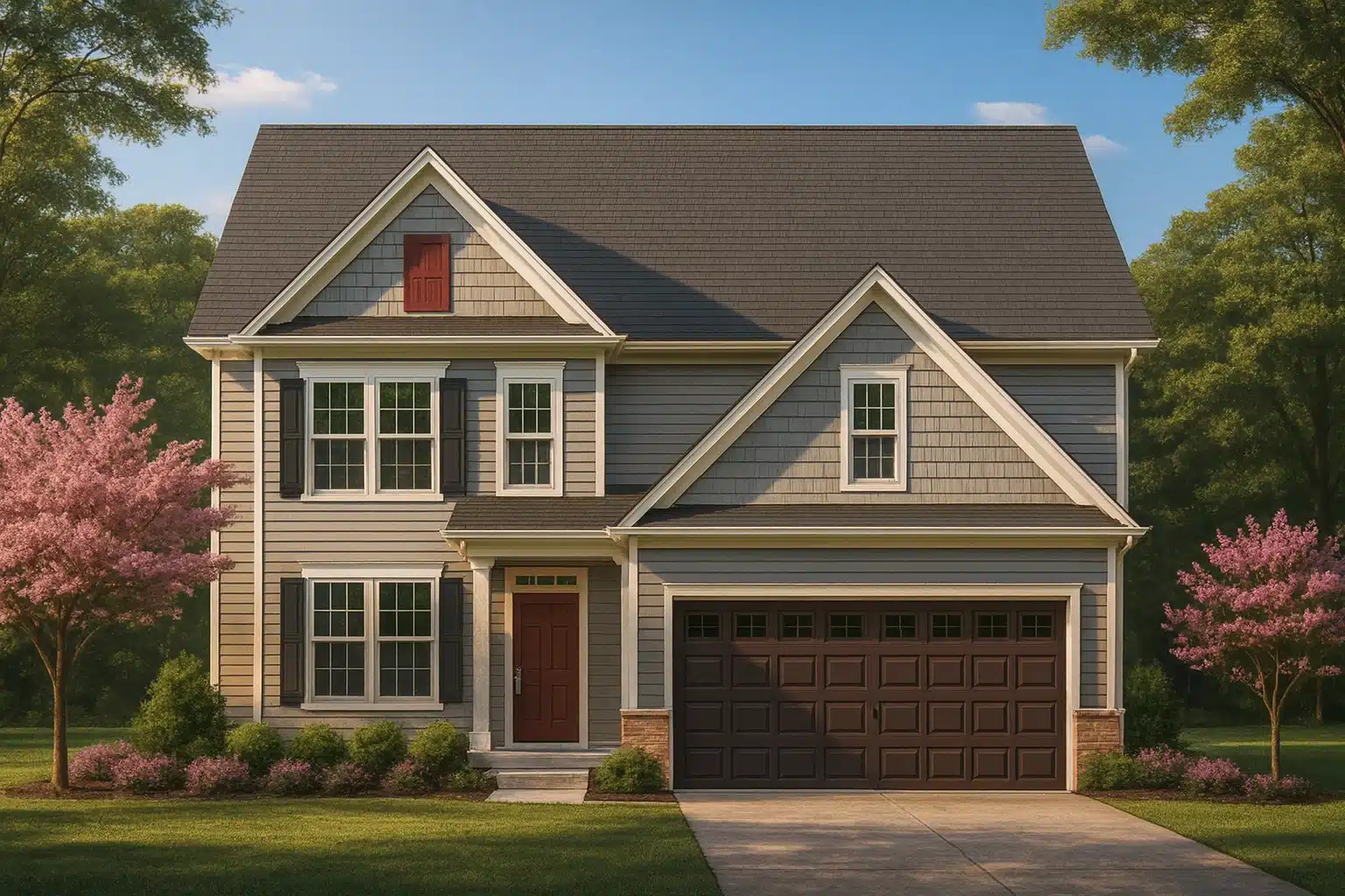 2,323 sq. ft. across 2.5 stories