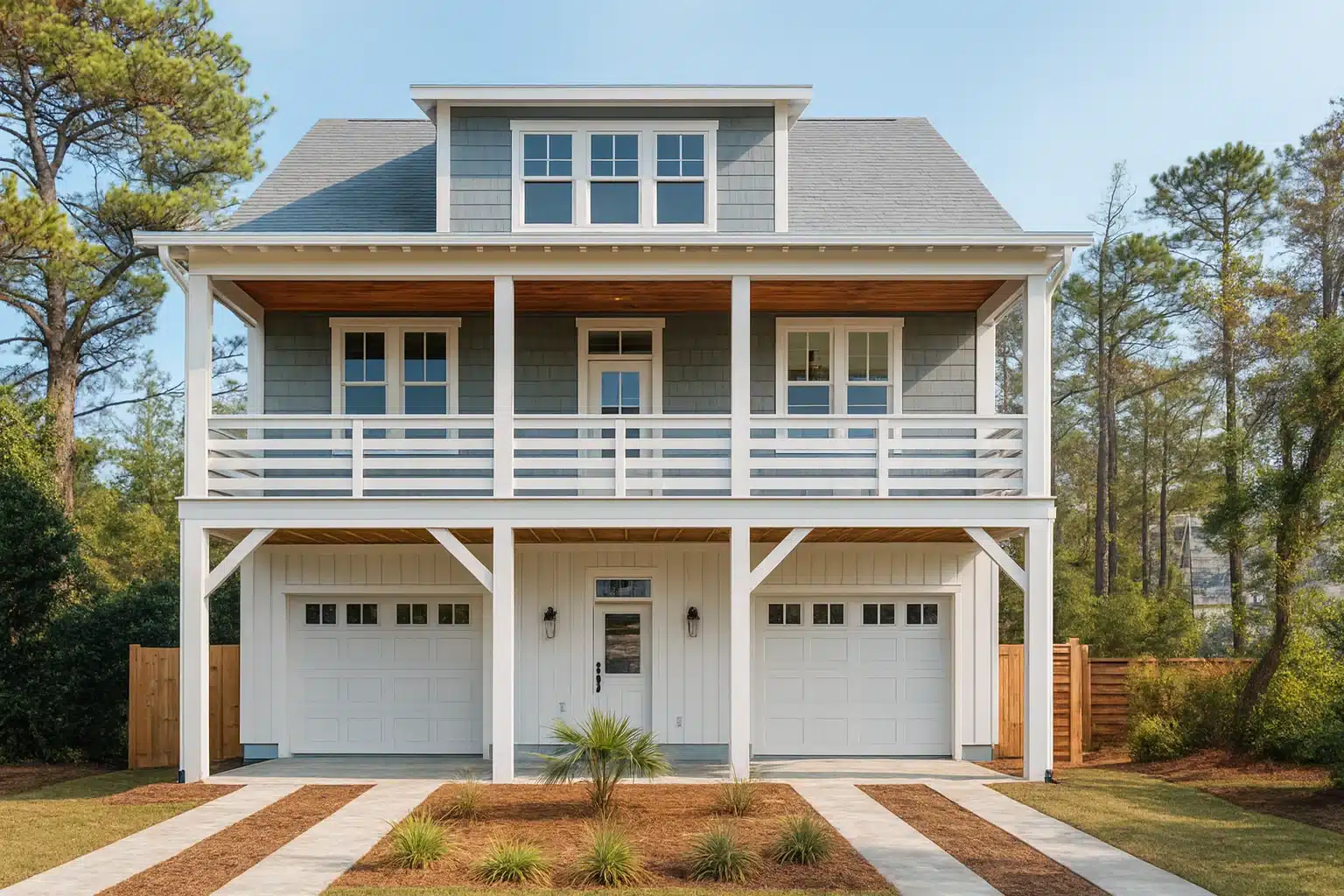2,368 sq. ft. modern beach house plan with 4 bedrooms