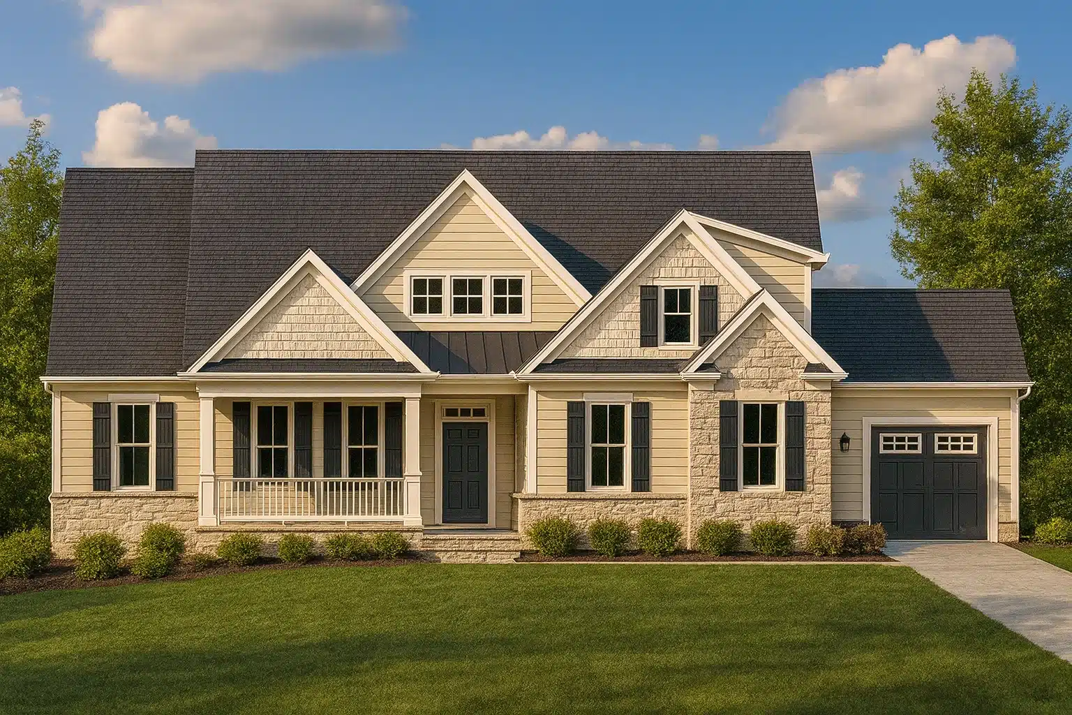 2,713 heated sq. ft., 2 floors