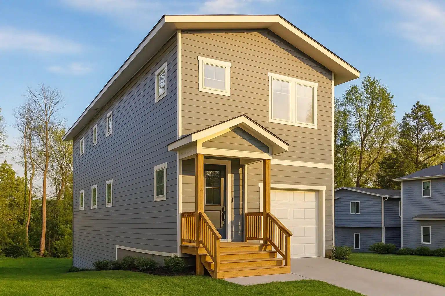2,933 sq ft modern cottage house plan with 4 beds, 4 baths