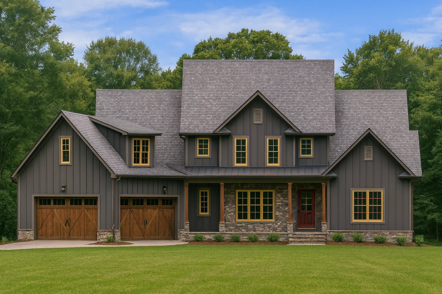 8-1122 HOUSE PLAN - Stunning 2-Story House Plan with 3 Bedrooms and CAD Designs