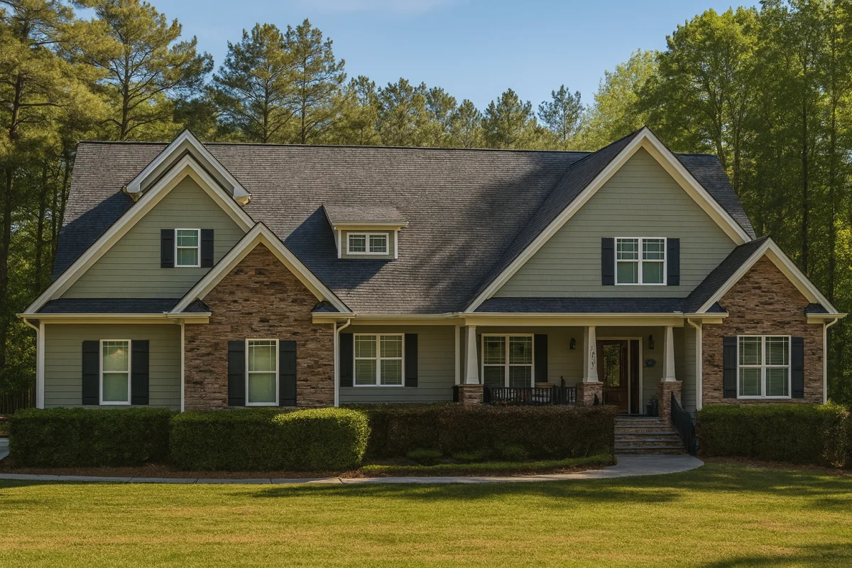 3,053 sq. ft. Craftsman-style home with 4 bedrooms, 3 bathrooms