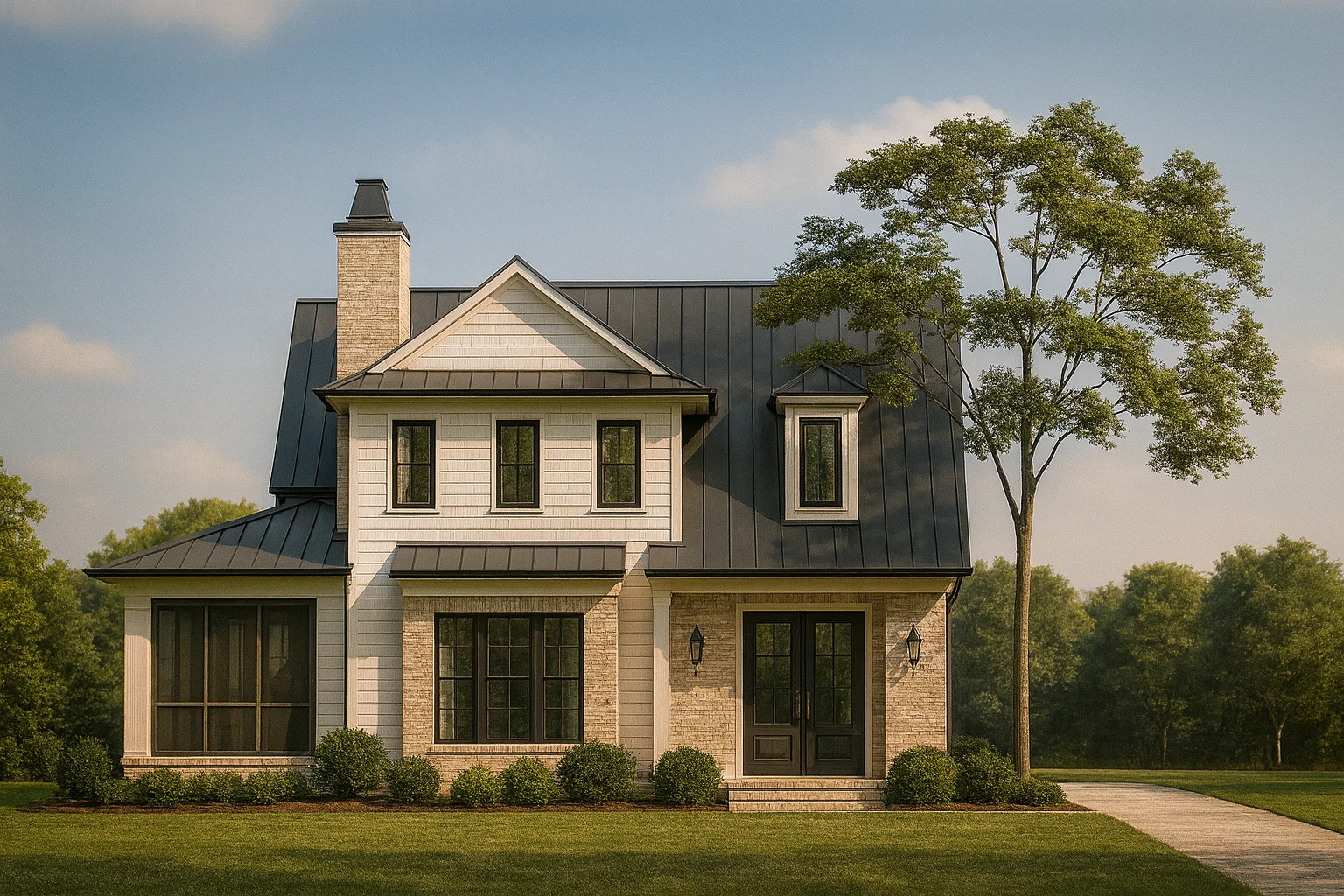 3,695 sq. ft. traditional house plan with 2 stories, 4 bedrooms