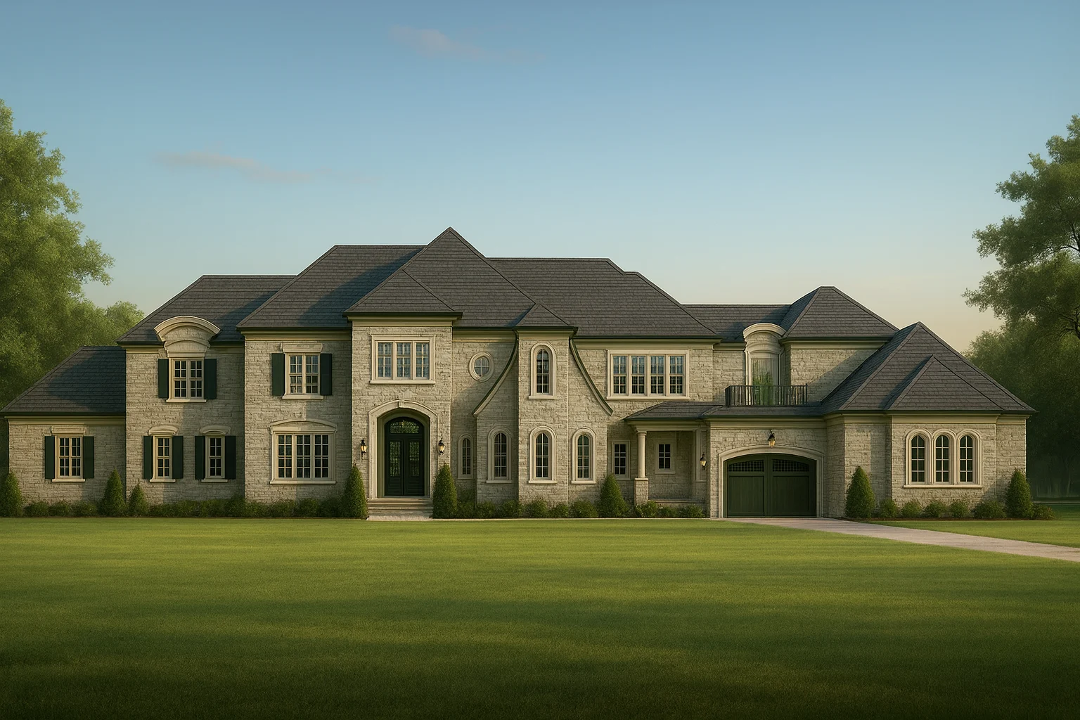 6,749 sq. ft. French Country house plan