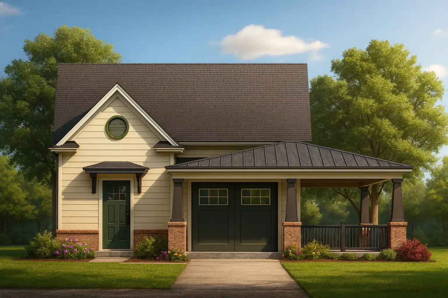 766 sq. ft. house plan
