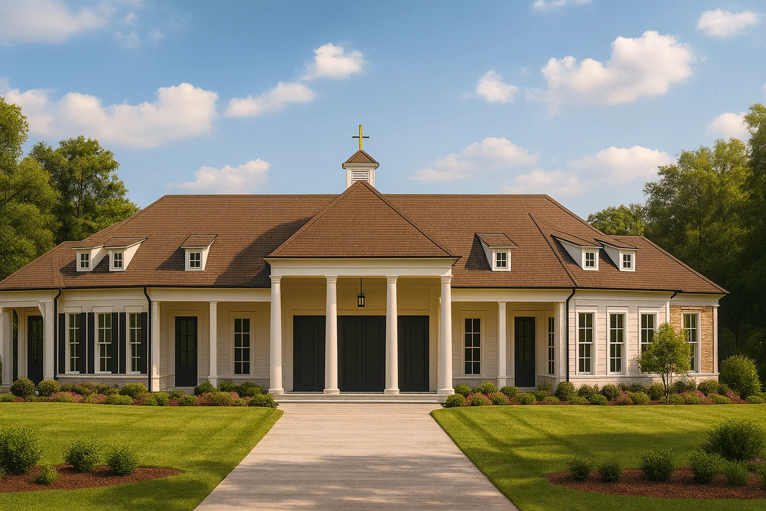 19-CLUBHOUSE - 94' Wide Clubhouse Floor Plan - Architectural CAD Blueprints