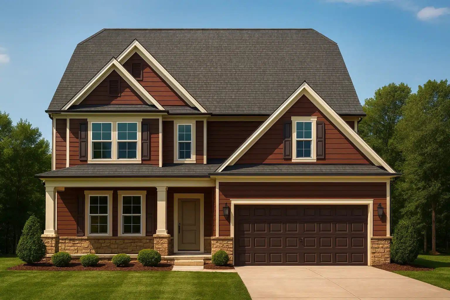 Beautiful 2-Story Craftsman House Plan with Open Floor Design