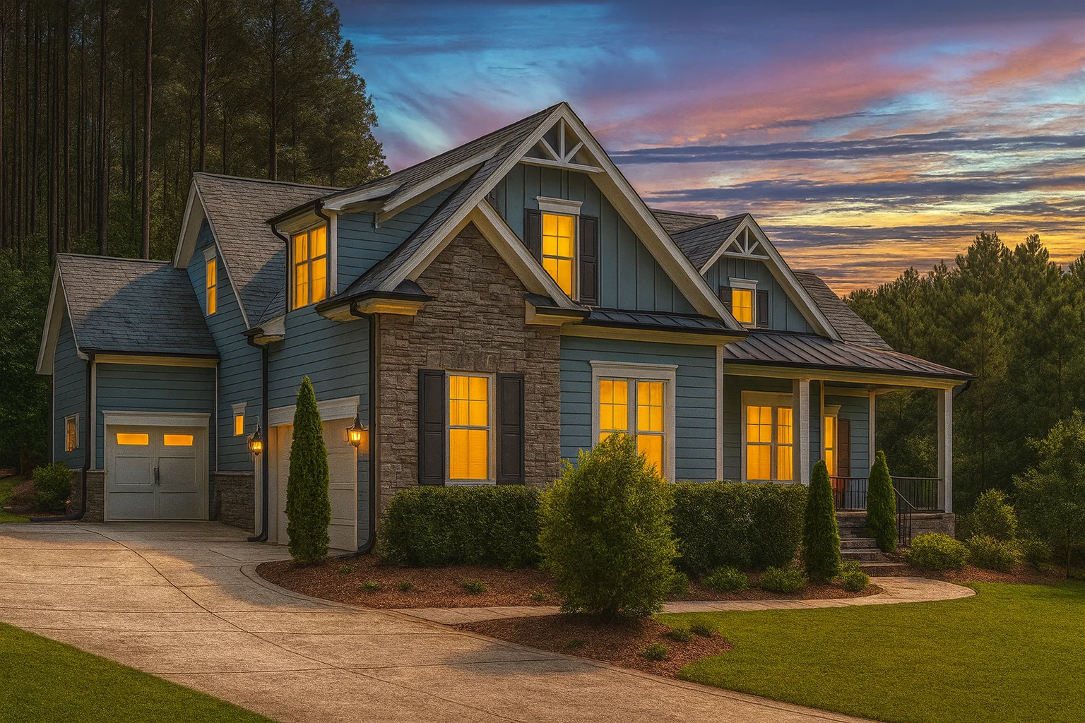 Charming 1.5-Story House Plan with Craftsman Design & CAD Blueprints