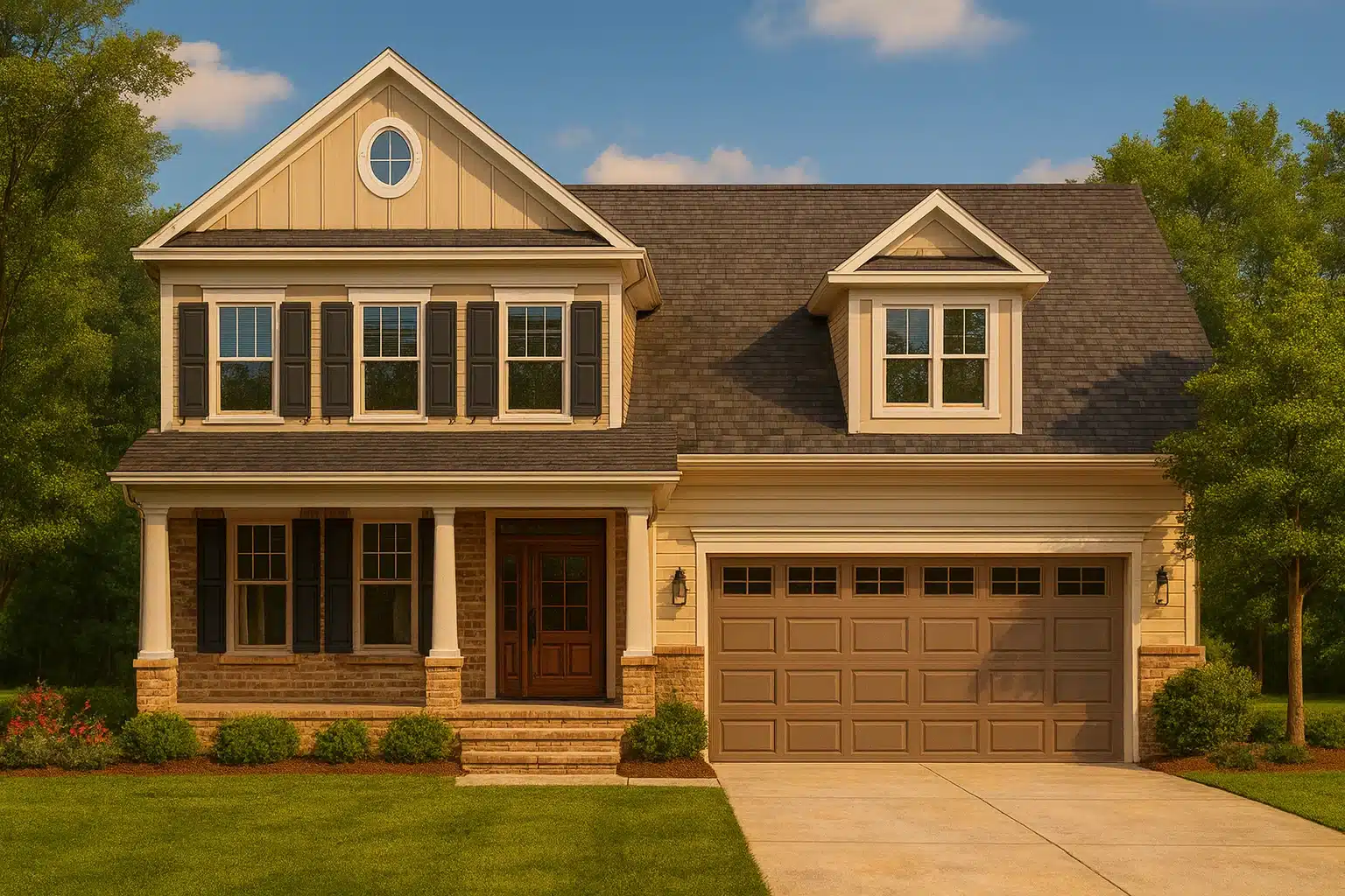Classic Suburban House Plan with CAD Floor Blueprints