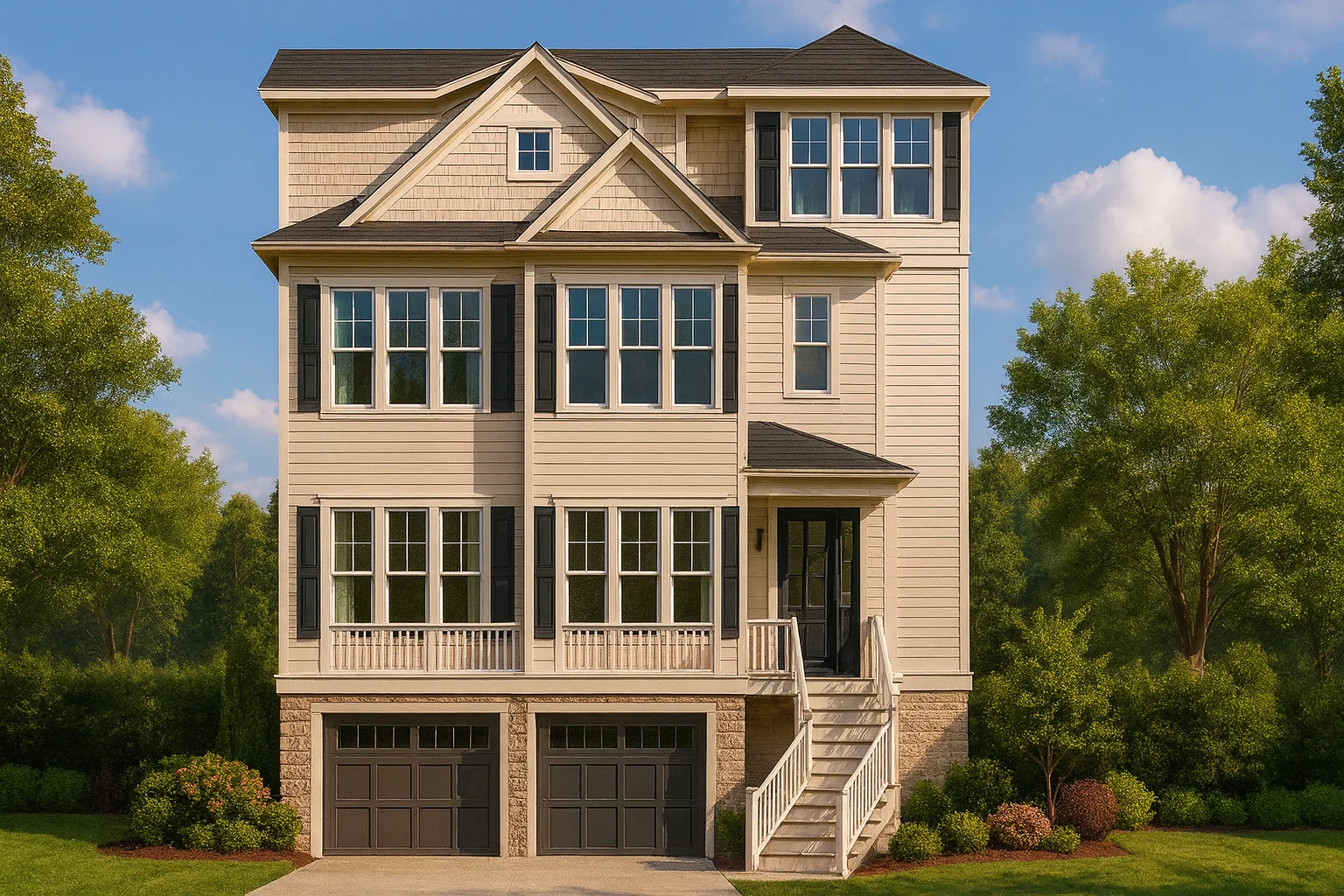 Craftsman Coastal Home Plan - 3-Bed, 3-Bath, 2811 SF