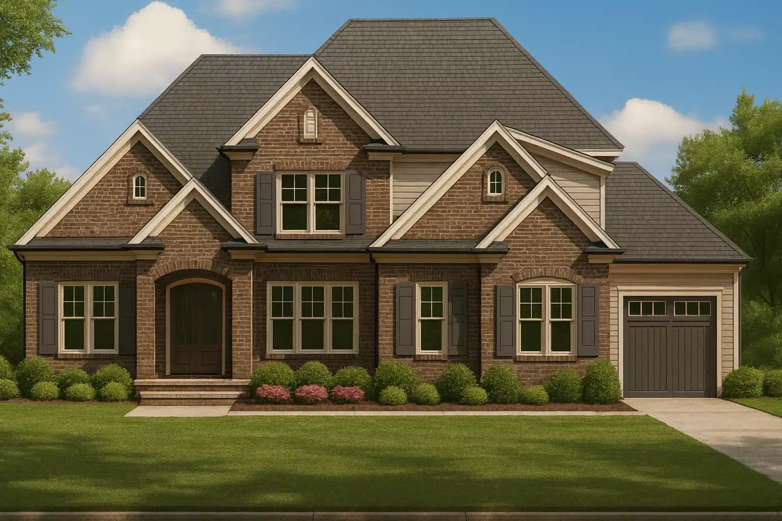 Craftsman Home Plan with 2 Floors, 4 Bedrooms & CAD Blueprints