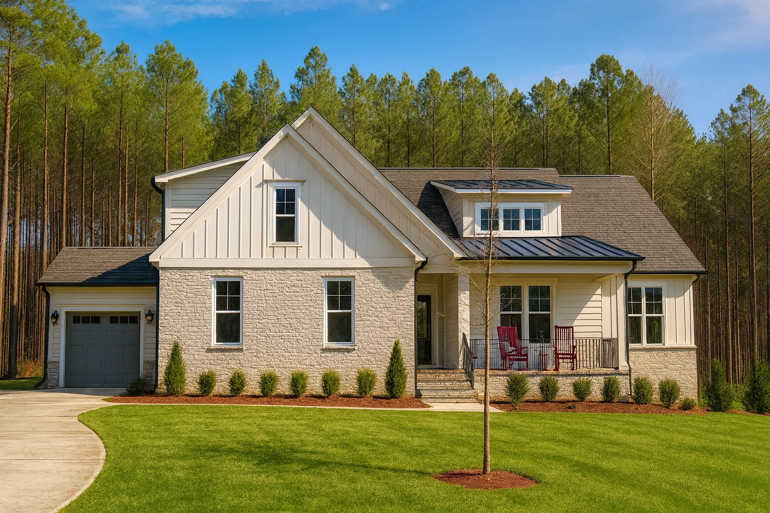 Craftsman Home Plan with 4 Bedrooms, Spacious CAD Designs