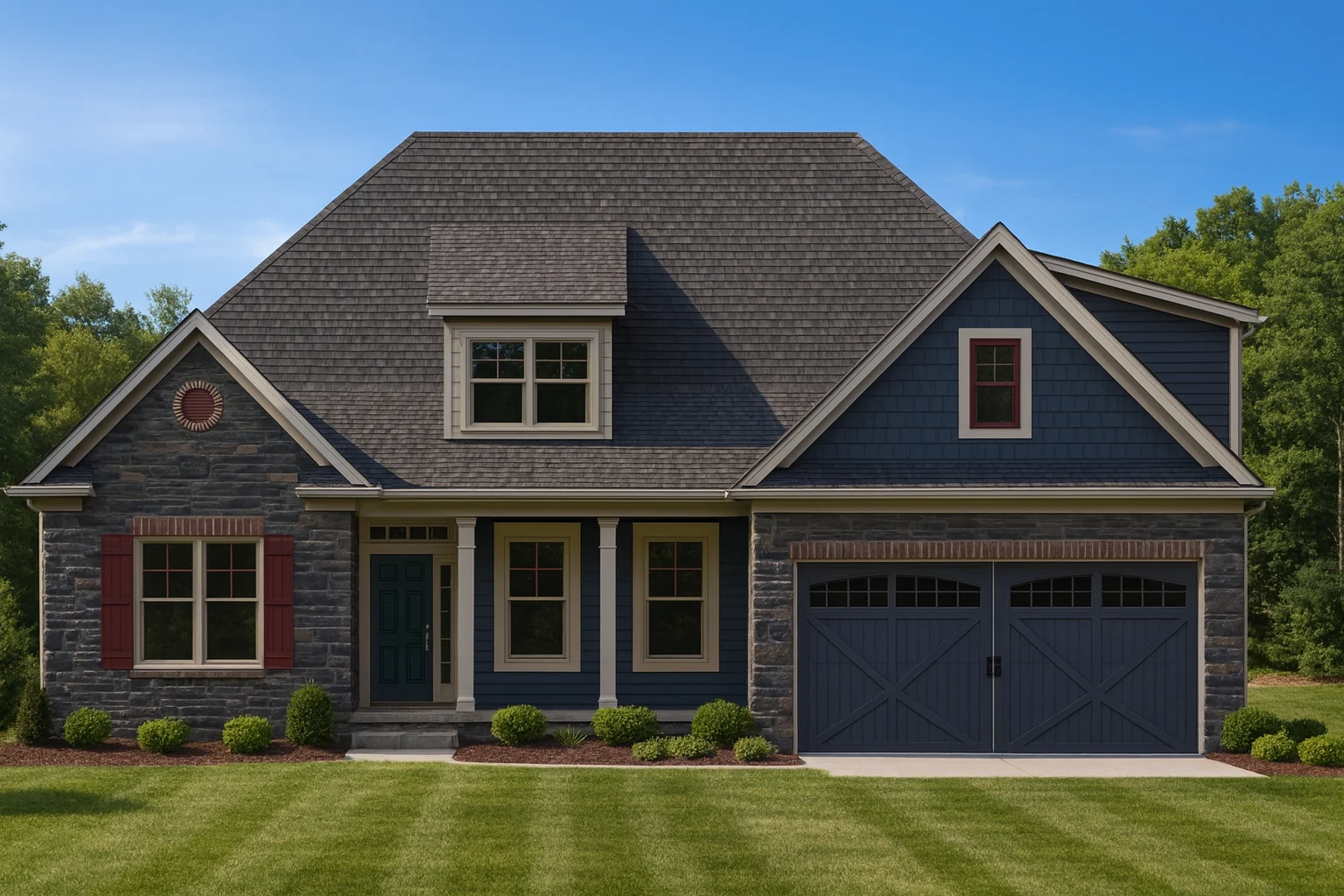 Craftsman Ranch Home Plan