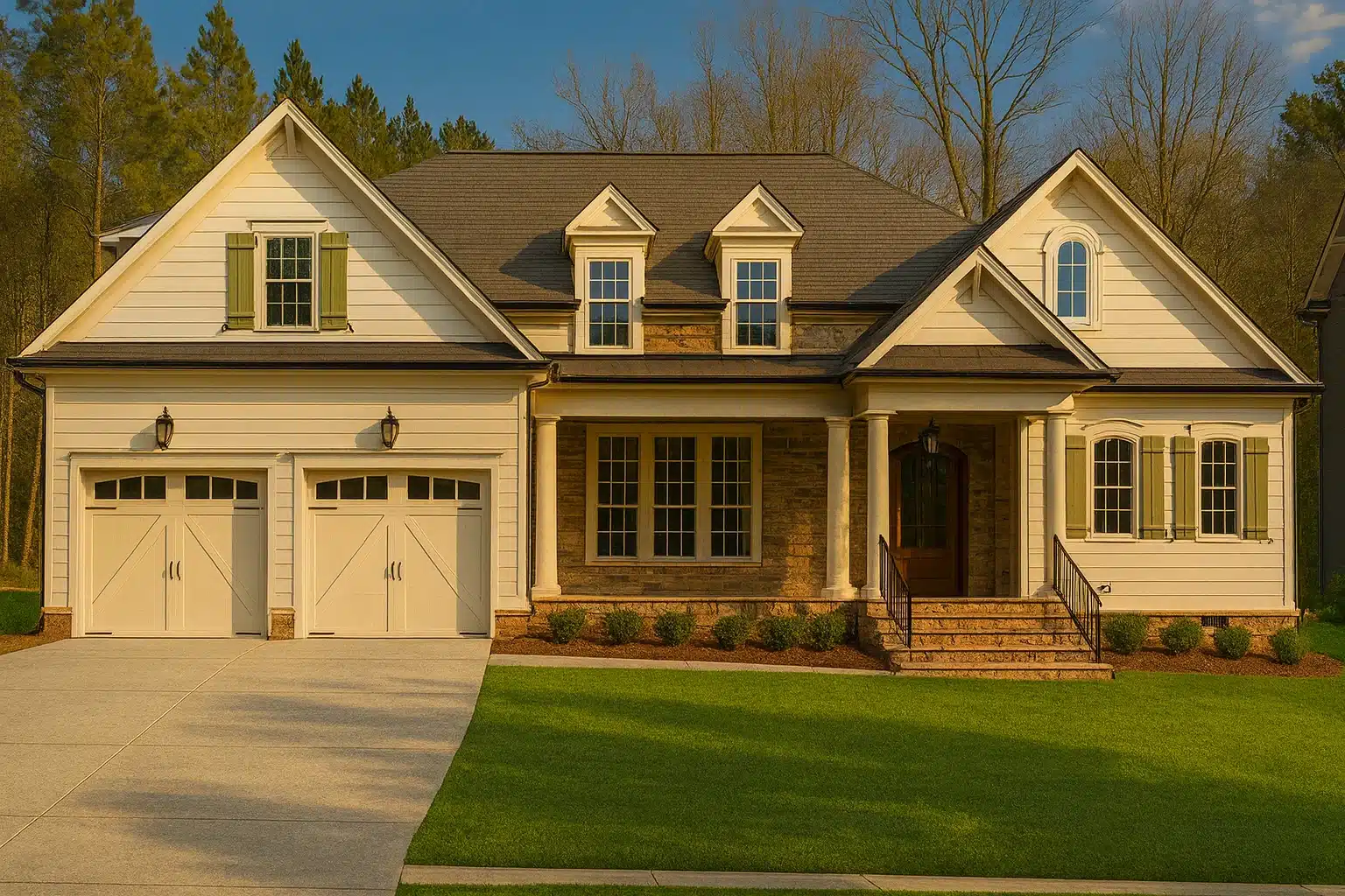 Craftsman-Style House Plan with 2 Stories, 4 Bedrooms, and Open Layout