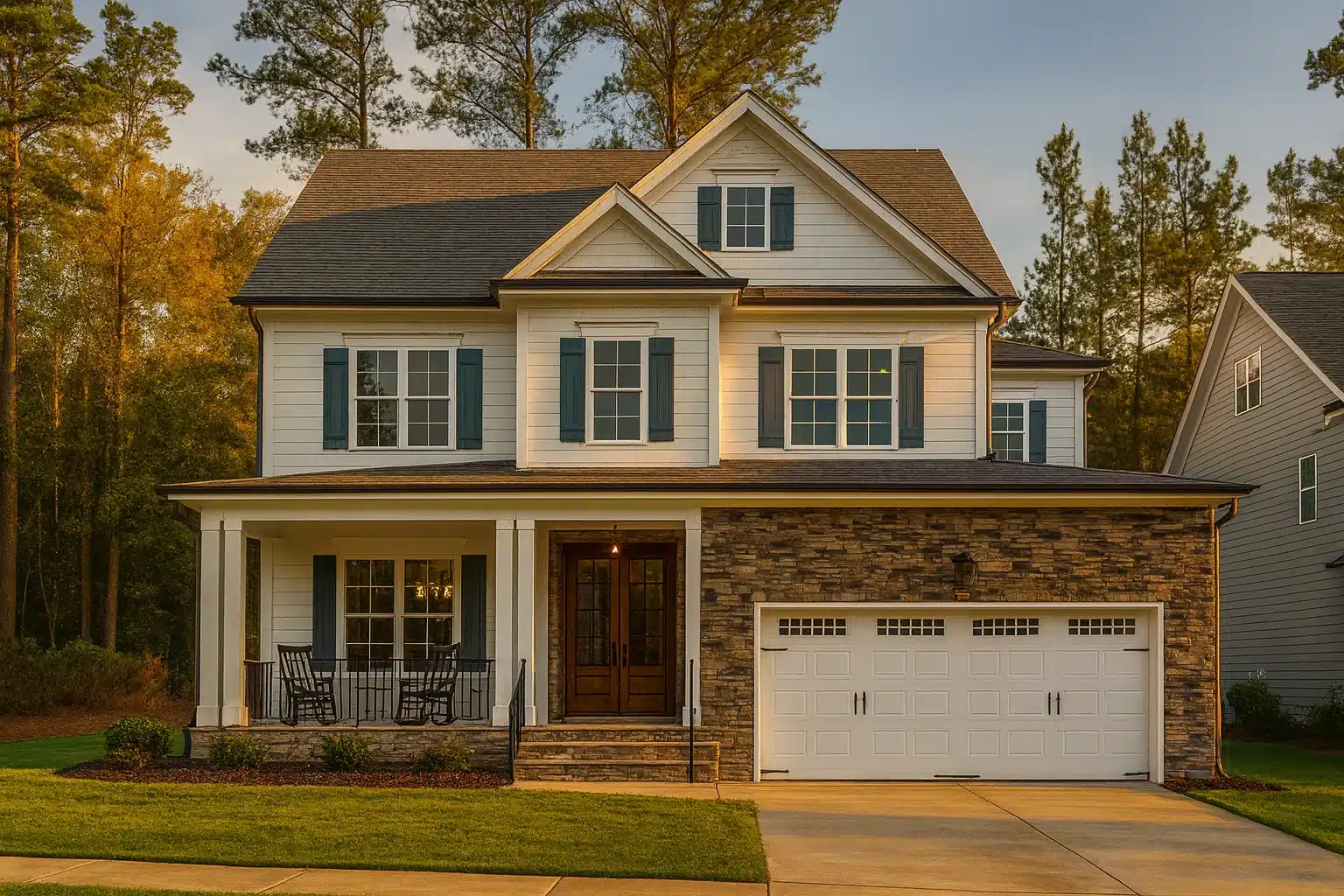 Elegant 3-Story House Plan with 5 Bedrooms & Architectural CAD Blueprints