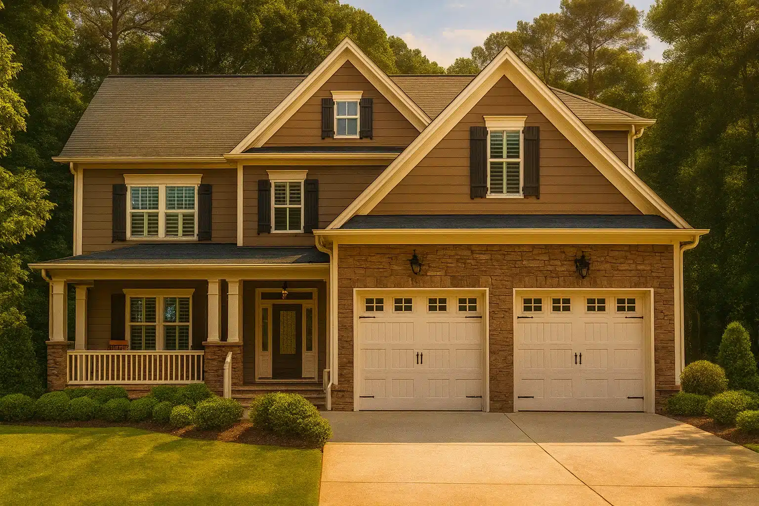 Elegant 4-Bedroom Home Plan with Craftsman Style & Smart Layout