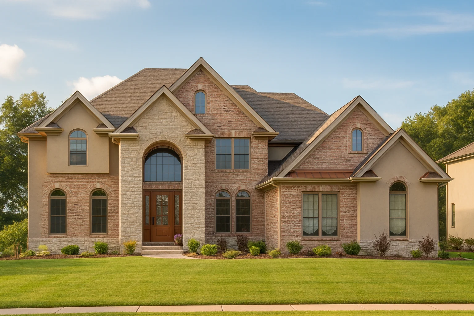 Elegant house Plan with 3 Bedrooms, 4 Baths - CAD Blueprints Available