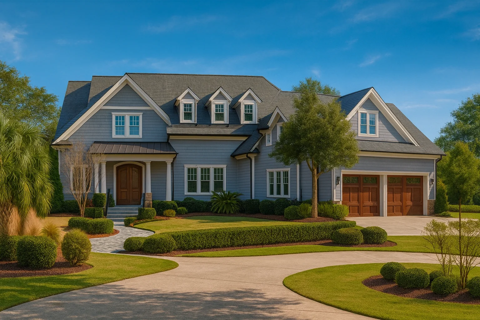 Expansive House Plan with 6 Baths, Bonus Rooms & CAD Designs