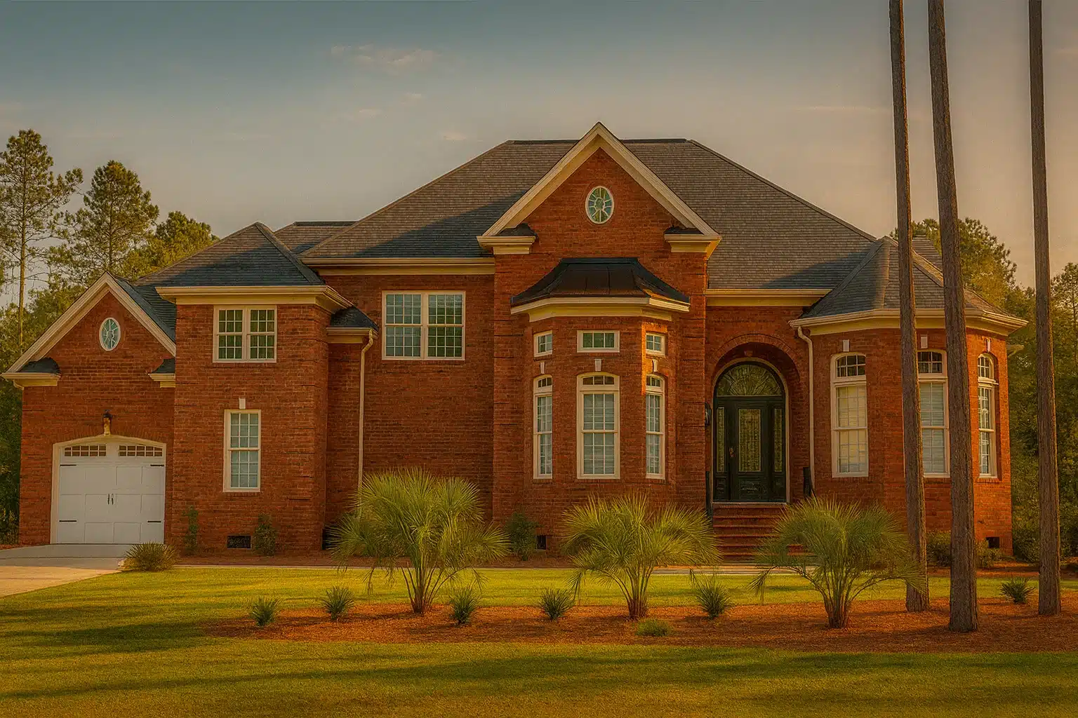 Luxury 2-Story 5-Bedroom Home Plan with Elevator, Basement & Detached Garage