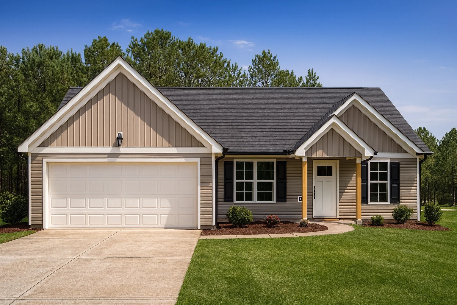 Traditional Ranch Home Plan with Open Floor Design and CAD