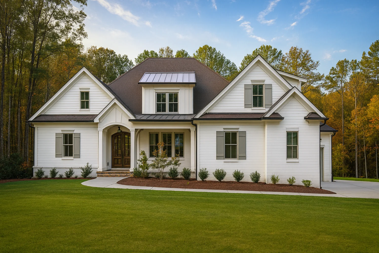 Modern Craftsman Home Plan with Open Floor Designs