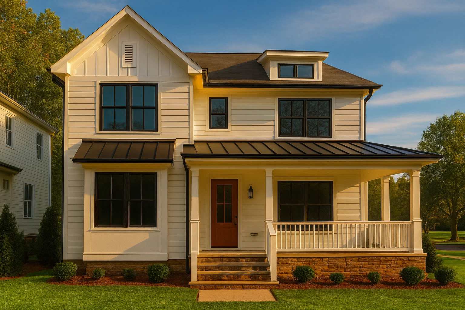 Modern Farmhouse Plan with 4 Bedrooms, 3 Baths & Spacious Open Layout