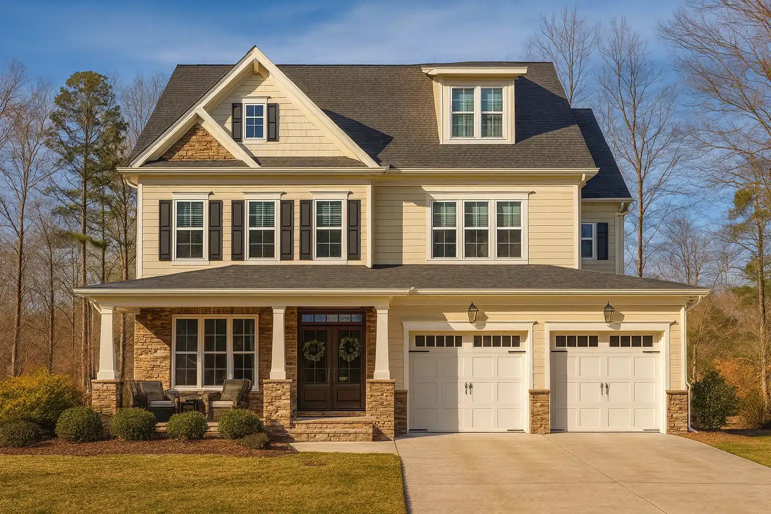 Modern Home Floor Plan with CAD Designs & Blueprint Features