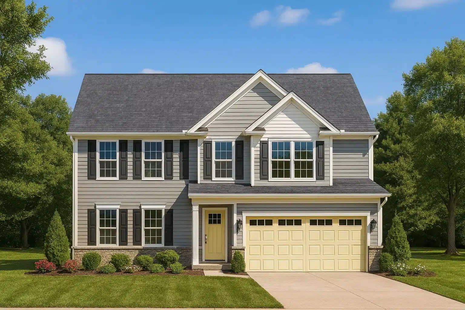 Modern Suburban Home Plan with 4 Bedrooms & Spacious Layout