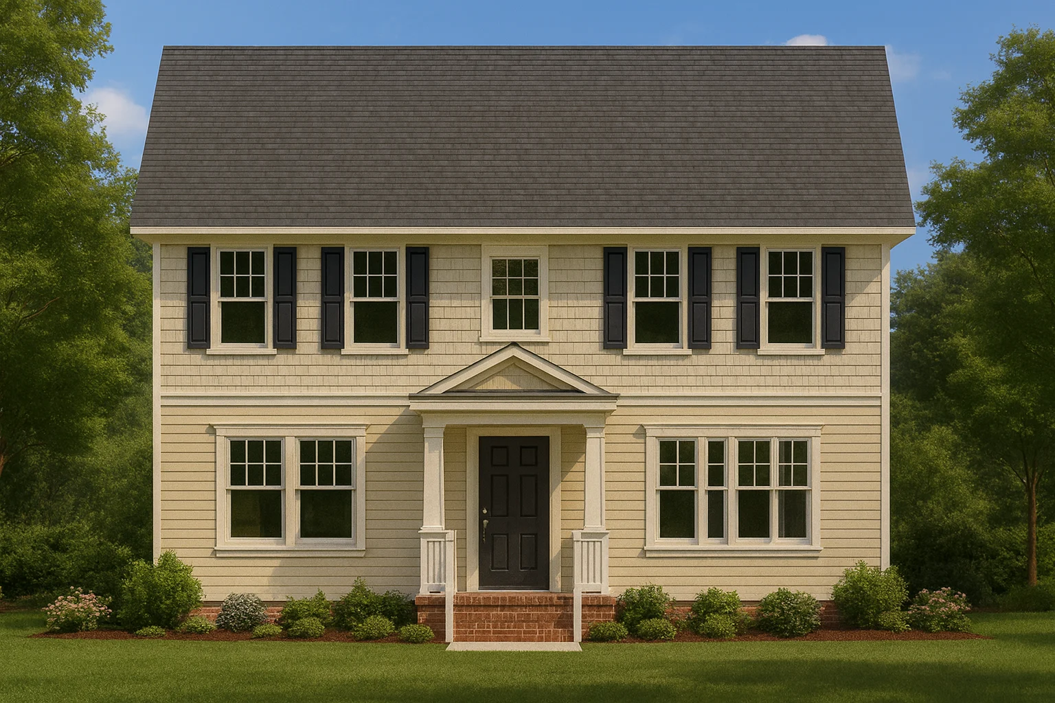 Spacious Home Plan with 2.5 Floors, Detached Garage, and CAD Design