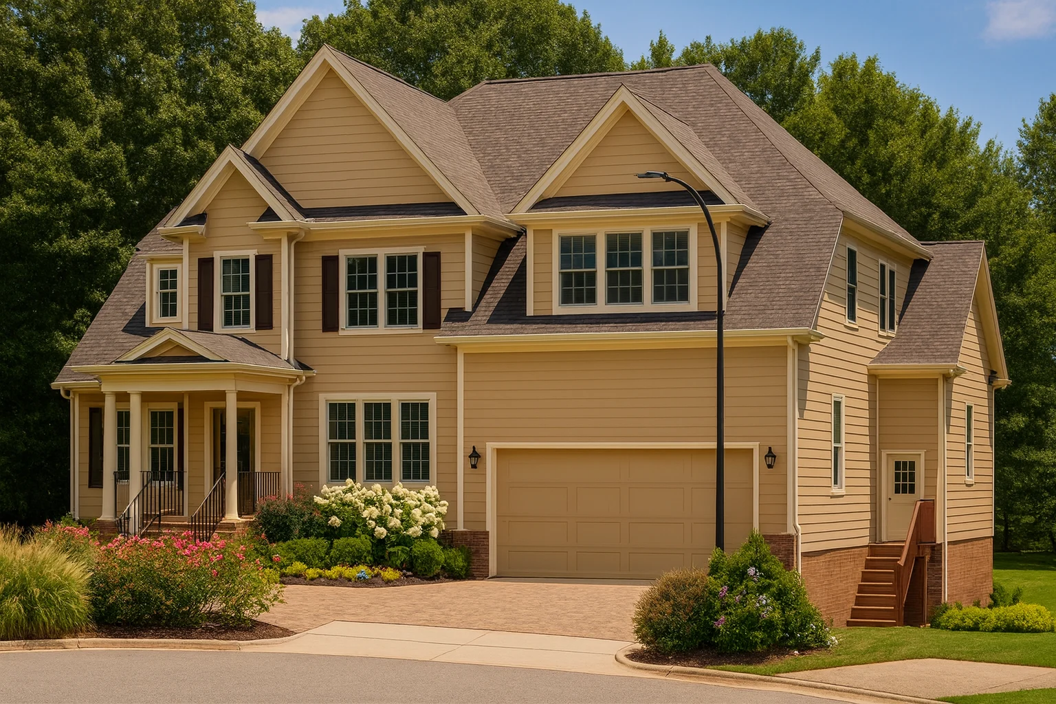 Stunning 2-Story House Plan with 5 Bedrooms, Basement & Craftsman Design