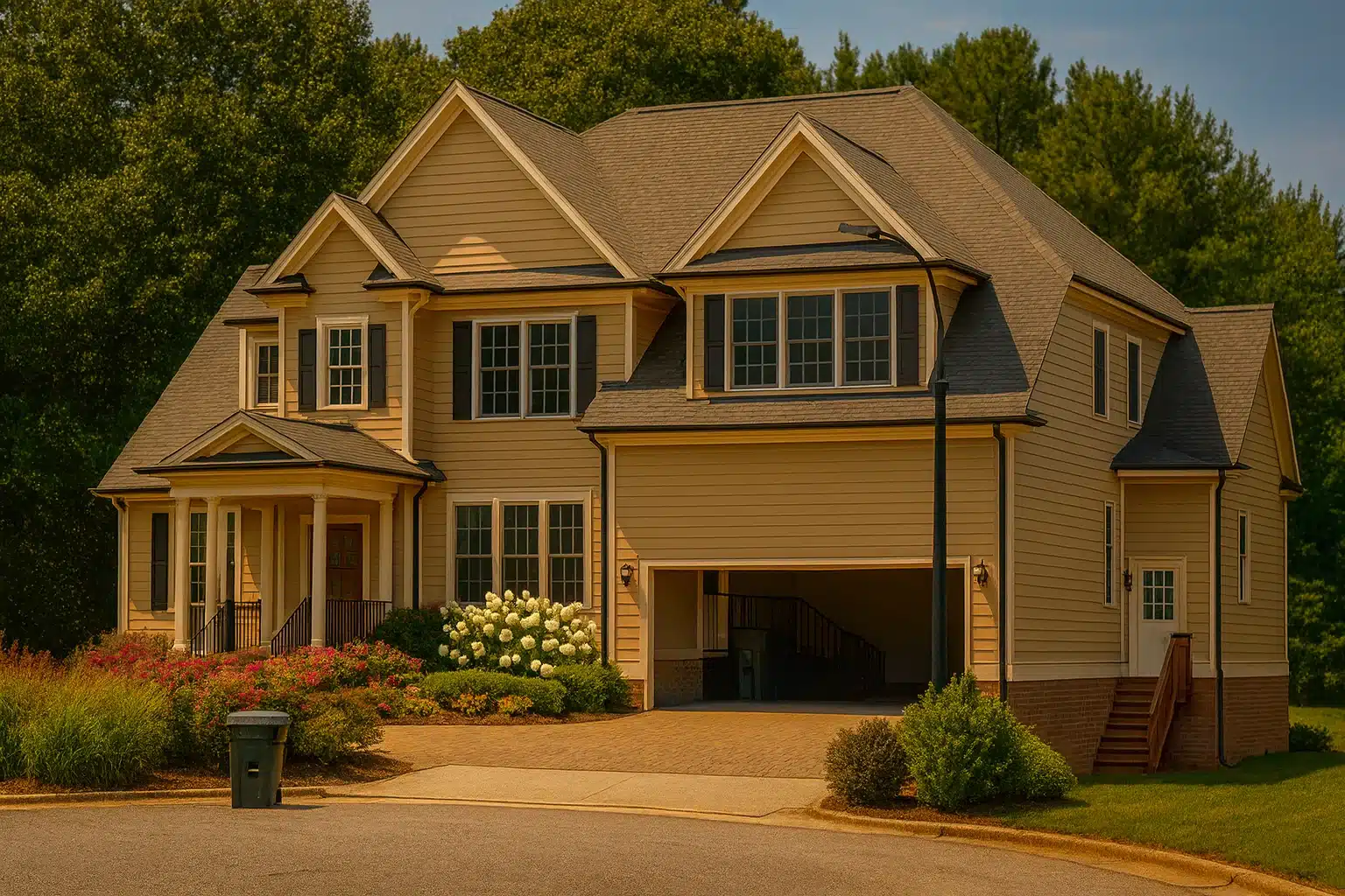Stunning 2-Story House Plan with 5 Bedrooms, Basement & Craftsman Design