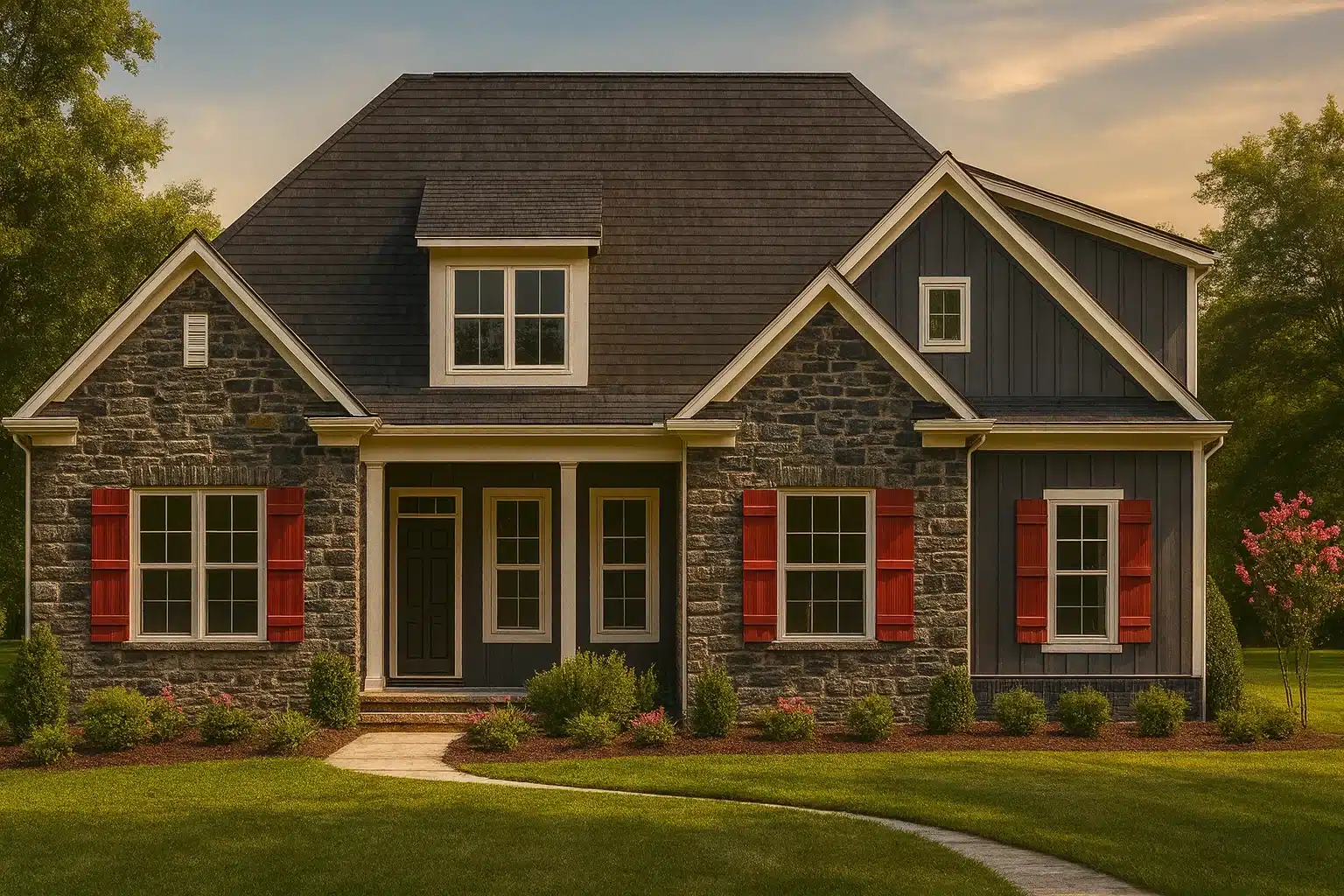 Stunning House Plan with Open Floor Plan and Bonus Room
