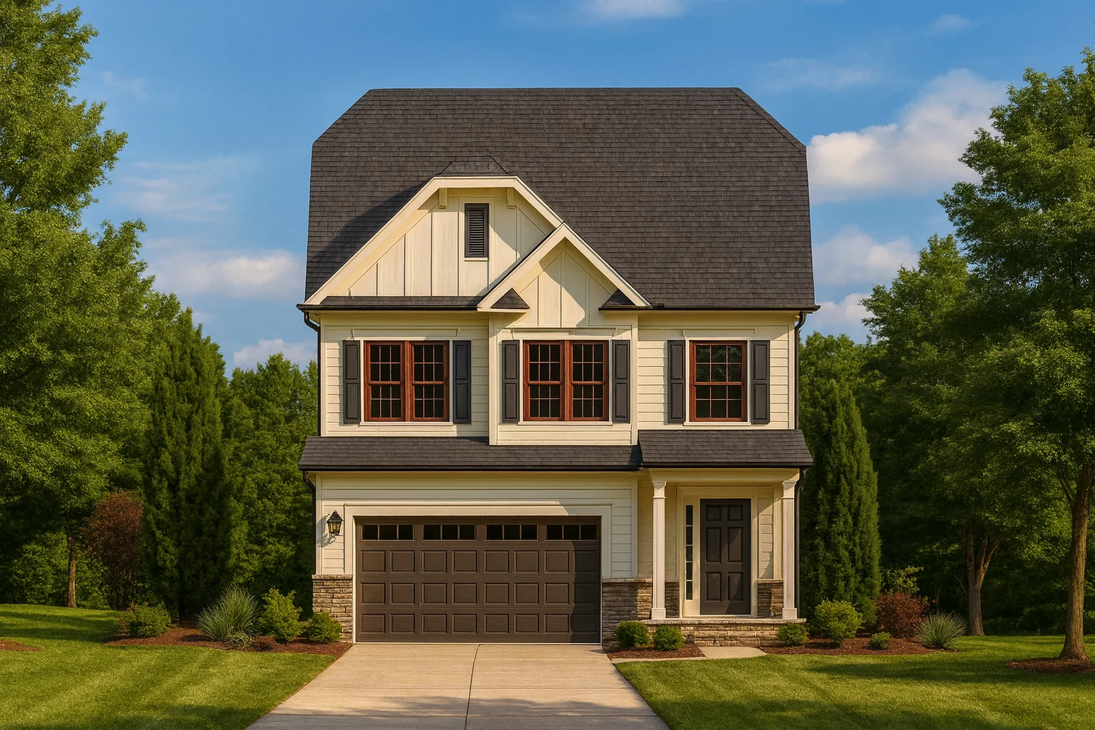 Traditional Craftsman Home Plan