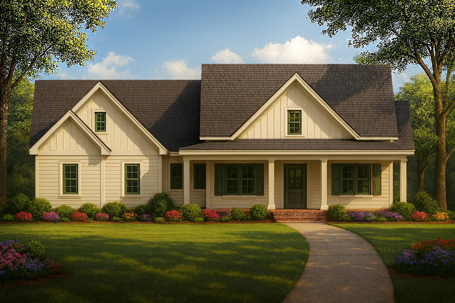 Craftsman Home Plan With 2041 Sf Classic Charm Meets Functional Design